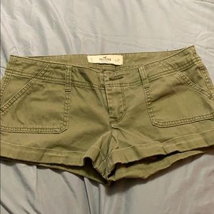 Hollister Olive Green Khaki Shorts